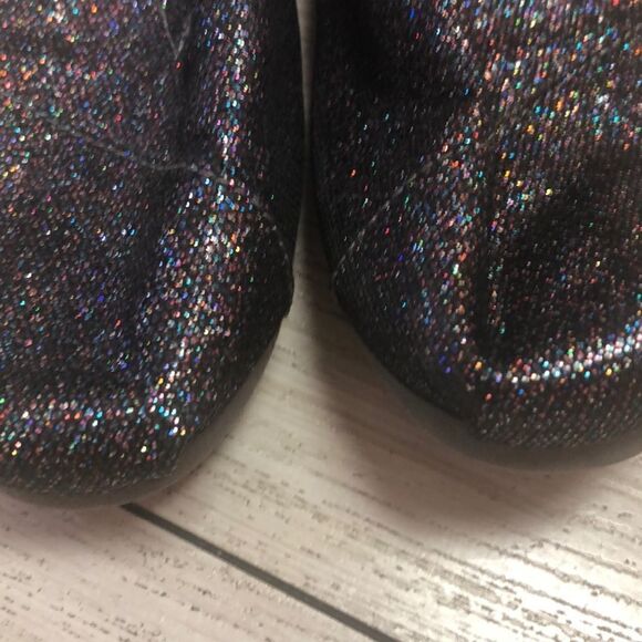 Toms purple iridescent flats size W7 - Picture 6 of 8